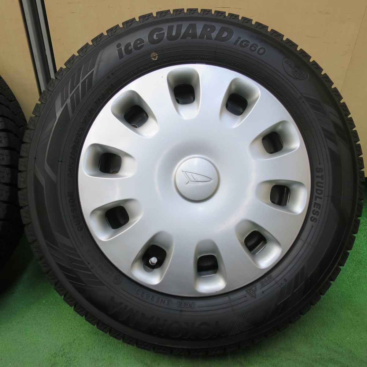 バリ溝！23年！9分☆ダイハツ タント 純正 スチール 145/80R13 