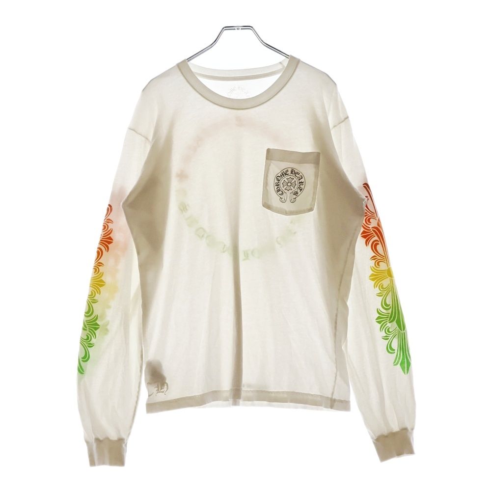 クロムハーツ バックグラデーションサークルロゴロングスリーブTシャツ