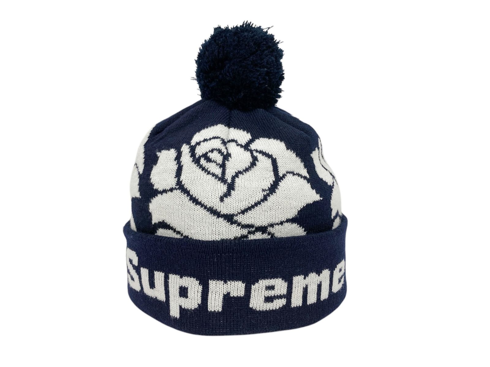 Supreme Rose beanie ビーニー Supreme (シュプリーム) 22AW Rose Beanie ポンポン付き ローズ