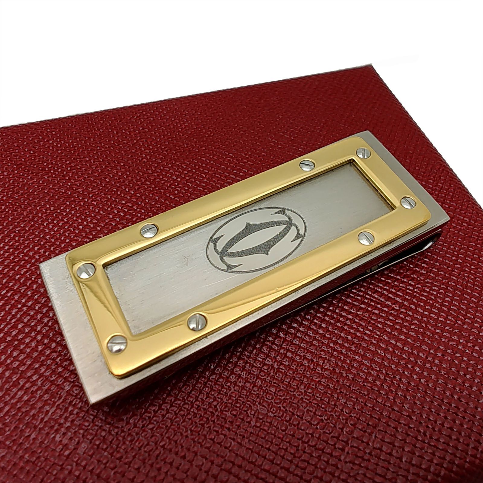 美品　Cartier　カルティエ　サントス　ドゥ　マネークリップ　コンビカラー カルティエ サントス ドゥ カルティエ マネークリップ ゴールド