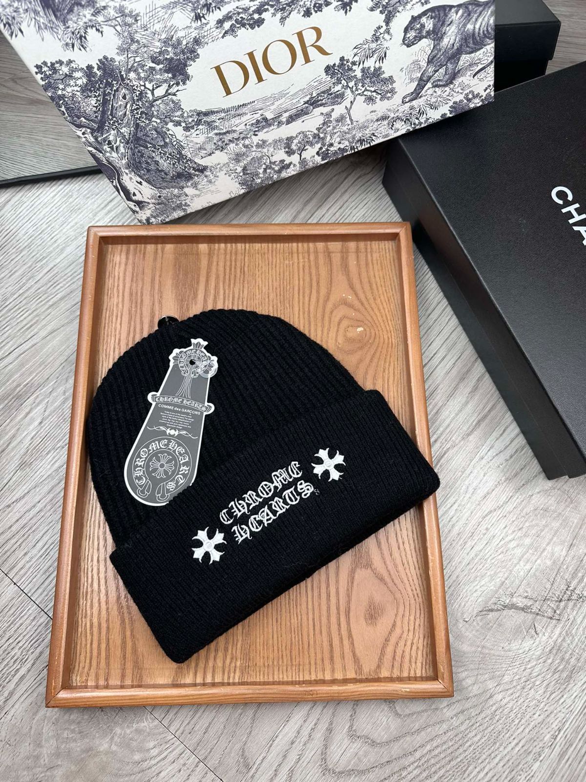 Chrome HEARTS クロムハーツ ニット帽 ニットキャップ新品