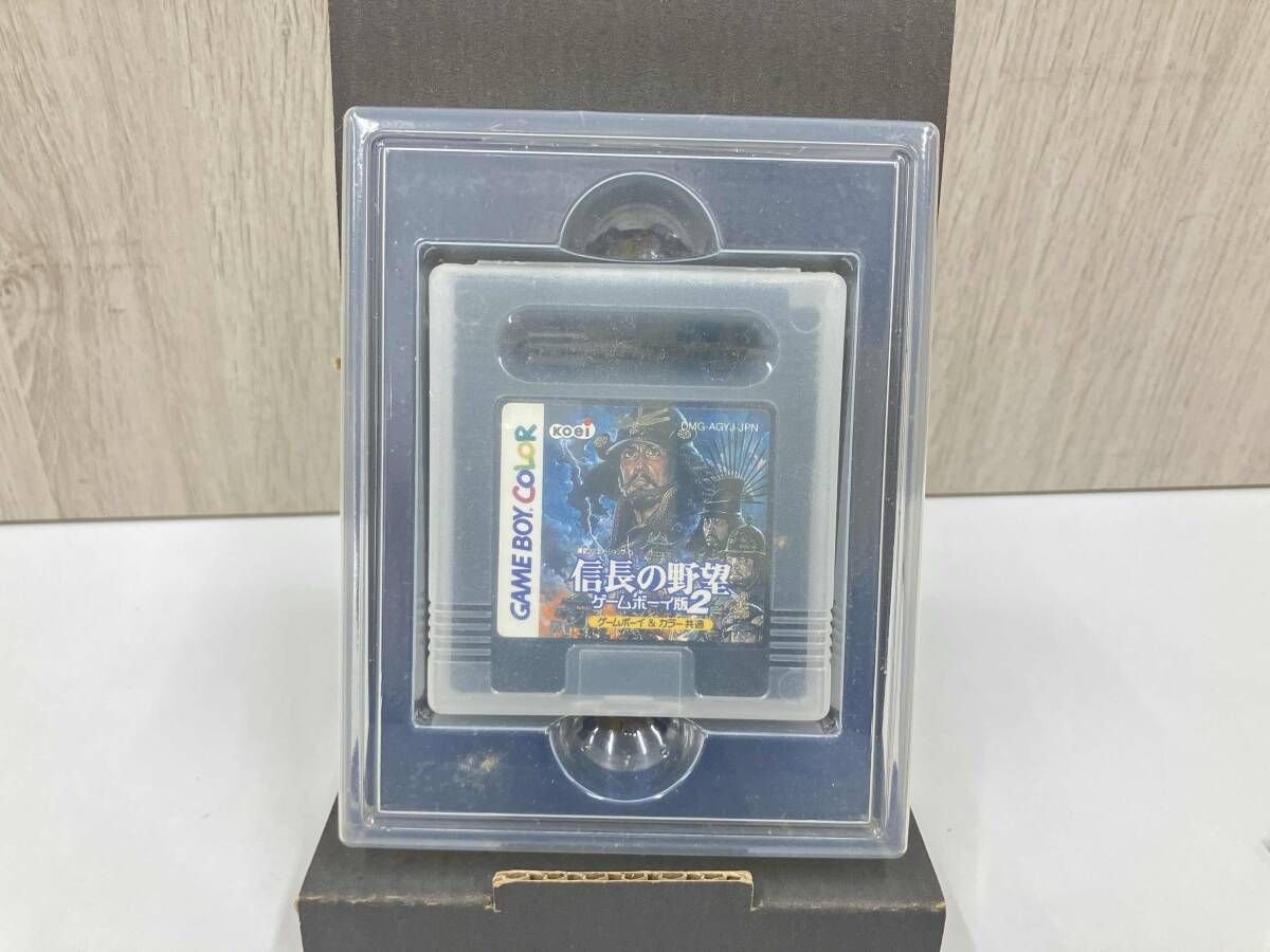 ジャンク【箱付き】 信長の野望 ゲｰムボｰイ版2 ゲームボーイ