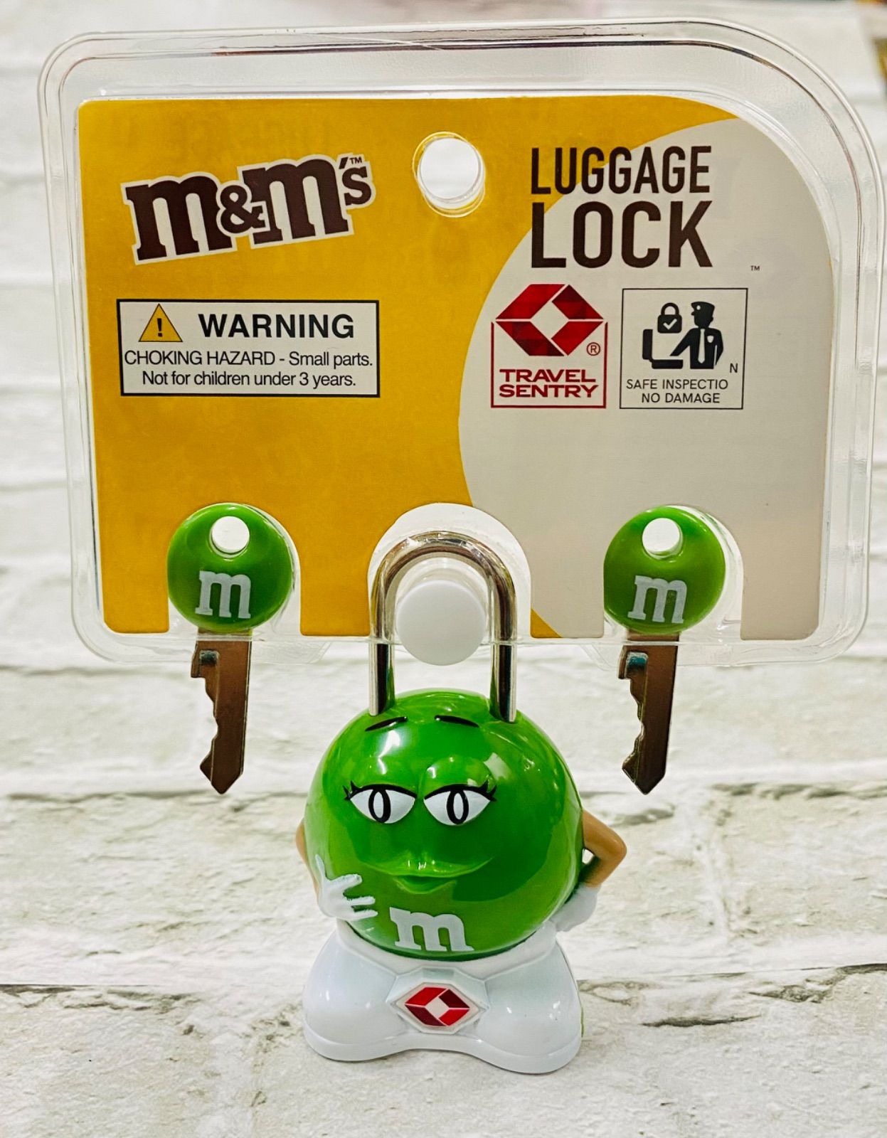 正規品m&m's.SHOP購入！TSAロック付き南京錠 - メルカリ