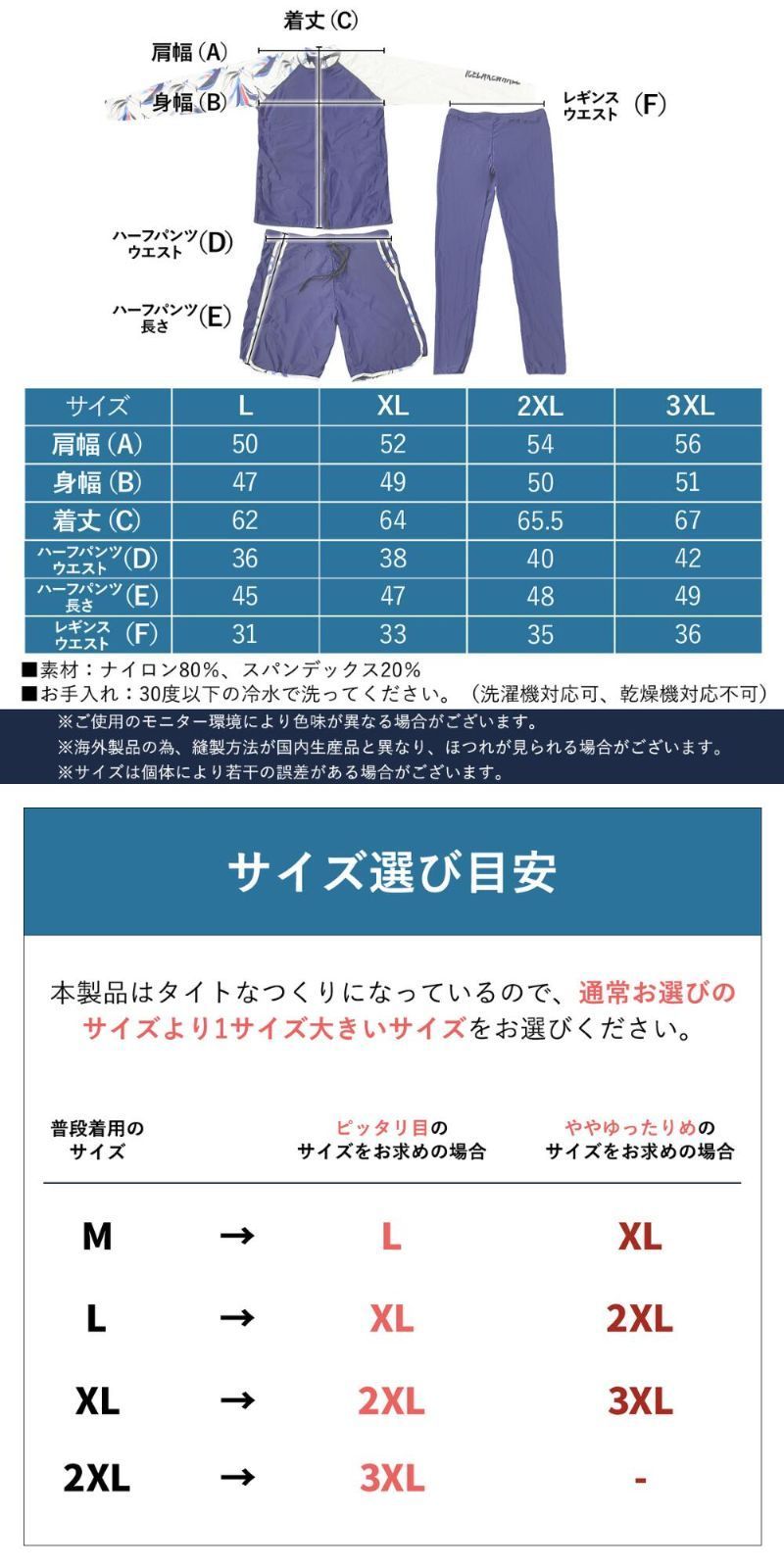 水着 上下セット ラッシュガード レディース メンズ 体型カバー おしゃれ 長袖 セットアップ 点セット フィットネス プール セパレート タンクトップ レギンス ショートパンツ 黒 ブラック 
