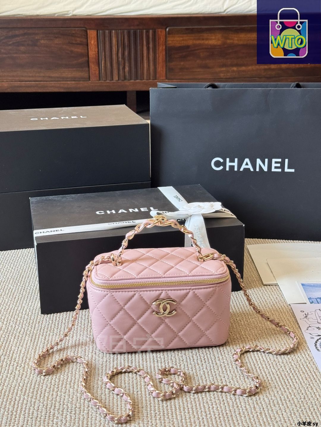 シャネル　ボックス 今日特価】Chanel シャネル コスメボックス ルテニウム銀色