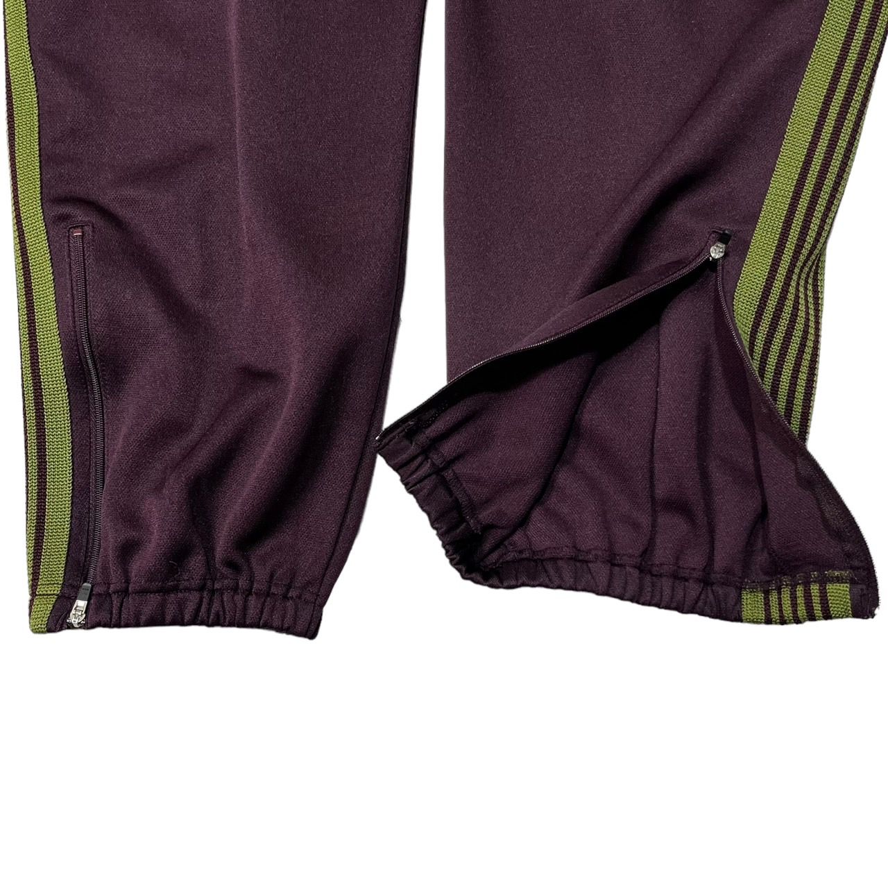needles track pant ziped 21AW maroon