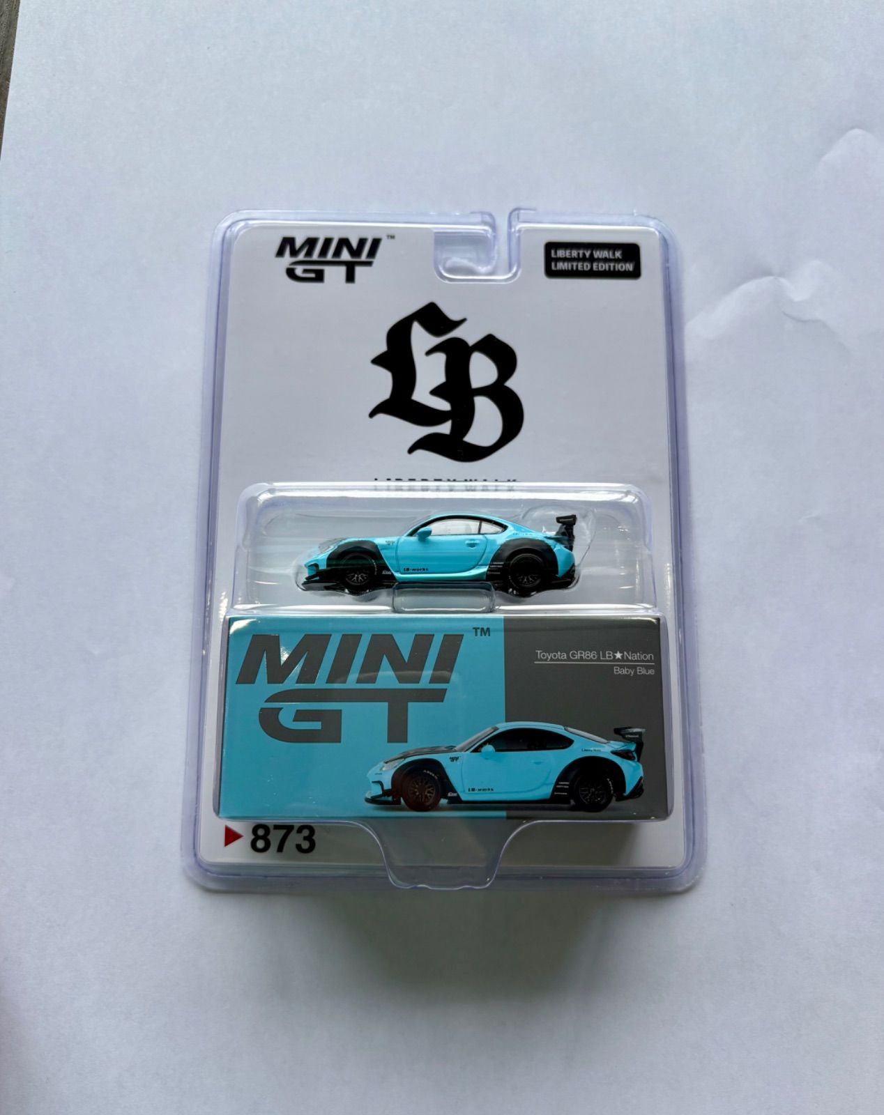 miniGT #873 Toyota GR86 LB☆Nation (Bady Blue) - メルカリ