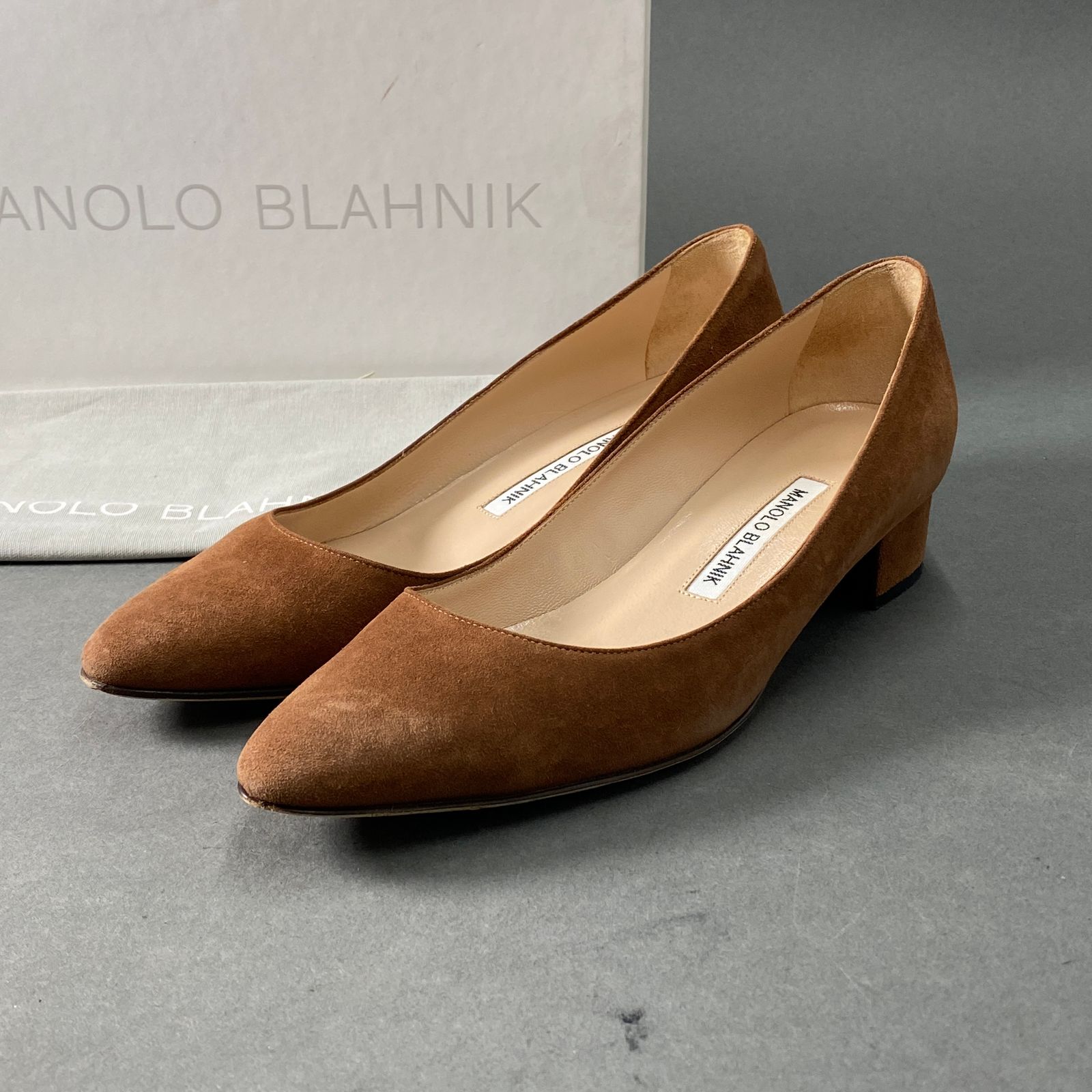 MANOLO BLAHNIK LISTONY マノロブラニク リストニー 37 ...