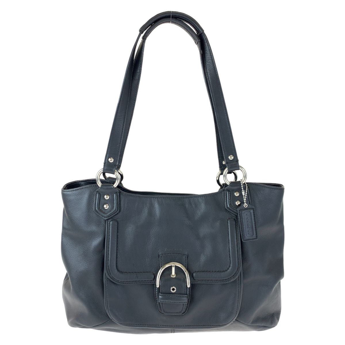 COACH コーチ キャンベル キャリーオール ブラック 黒 シルバー COACH コーチ キャンベル キャリーオール ブラック 黒 シルバー