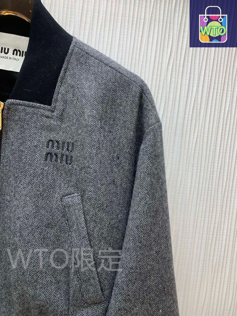 miu miu グレー ウール セットアップ｜本日限定特価｜新品未使用