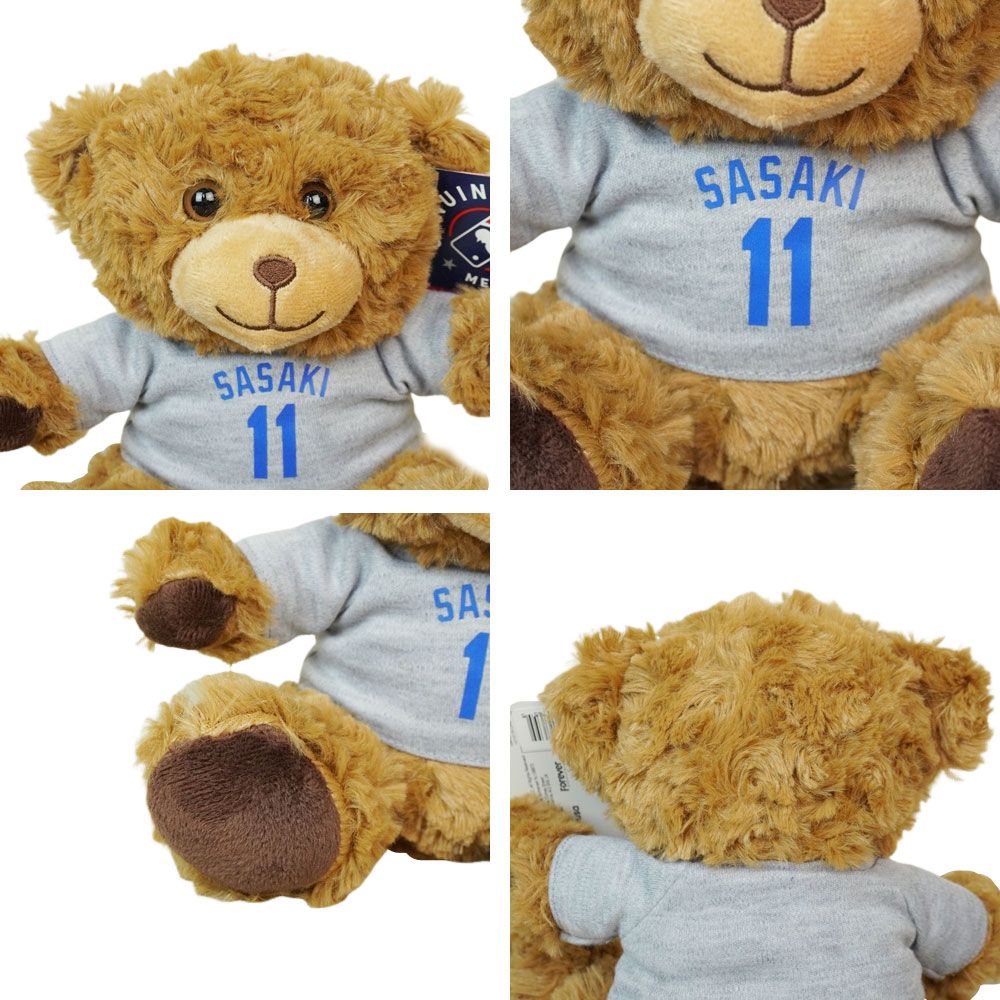 佐々木朗希 クマのぬいぐるみ BEAR ベア MLB メジャーリーグ公式グッズ 