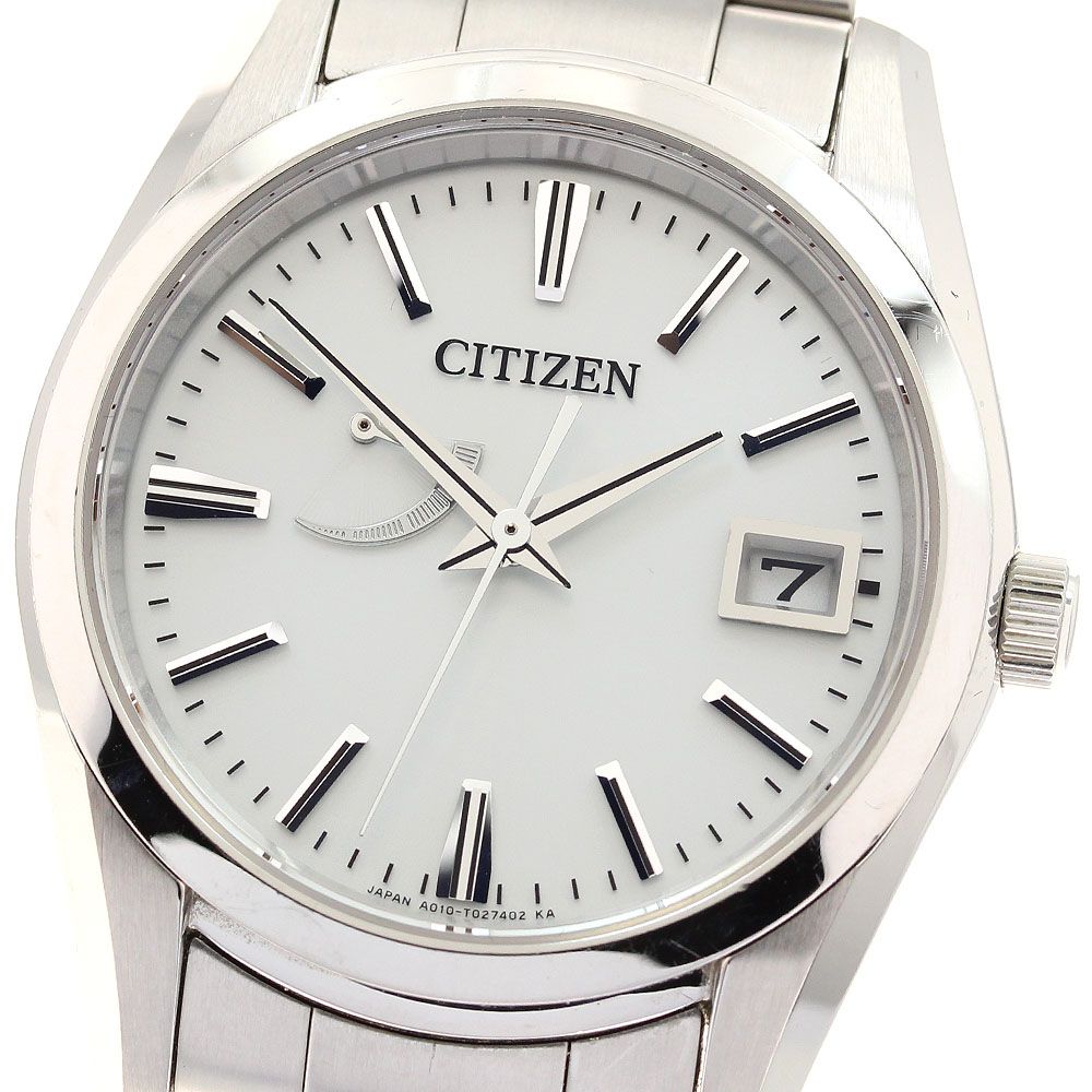 シチズン CITIZEN AQ1000-58A A010-T017983 ザ シチズン エコドライブ デイト ソーラー メンズ箱 保証書付き_913607