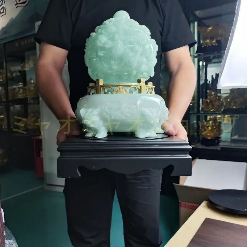 ドラゴン 龍 神龍 像 オブジェ 卓上置物 ブルー 彫刻 樹脂製 風水 仏像 卓上置物 縁起物 玄関 昇運 縁起物 魔除け インテリア リビング 贈り物