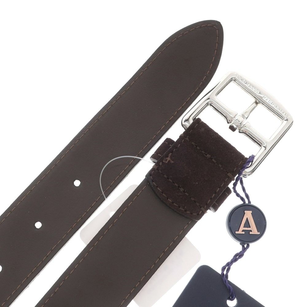 Anderson's スエードレザー ベルト ダークブラウン【サイズ85】 新品】アンダーソンズ Andersons スエードレザー ベルト ダーク