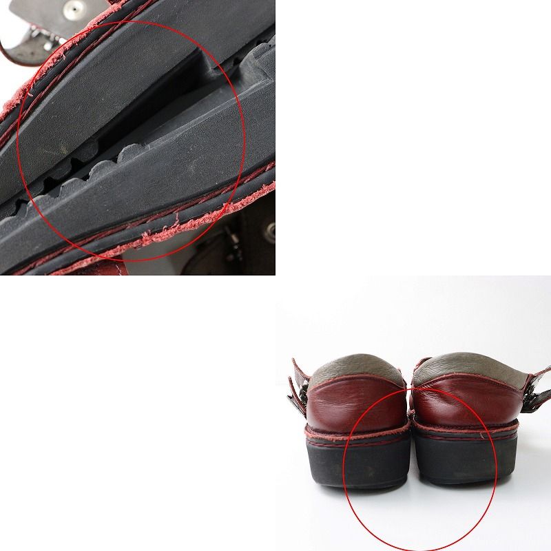 【美品】 NAOT ナオト レザー ストラップ ブラウン 38 OLGA オルガ 美品】 NAOT ナオト レザー ストラップ ブラウン 38 OLGA オルガ