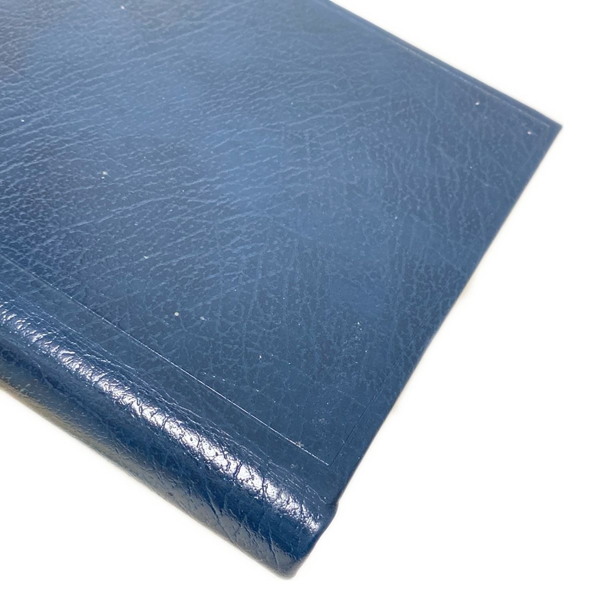 SMYTHSON スマイソン 手帳 - ダークネイビー アドレスブック 3穴バインダー レザー SKLAD-KIRPICHA_RU