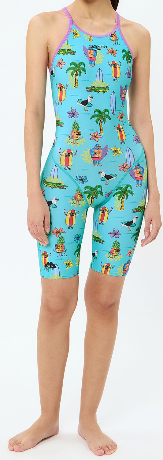 スピード Speedo スイミング MULGATURNSKNEESKIN 水泳 スイム レディース 競泳 水着 ウィメンズ 女性 ストレッチ 耐塩素性 プール トレーニング 練習 部活動 学生 STW12551MU TQ ターコイズ WHITEMONARCHHOTEL_COM