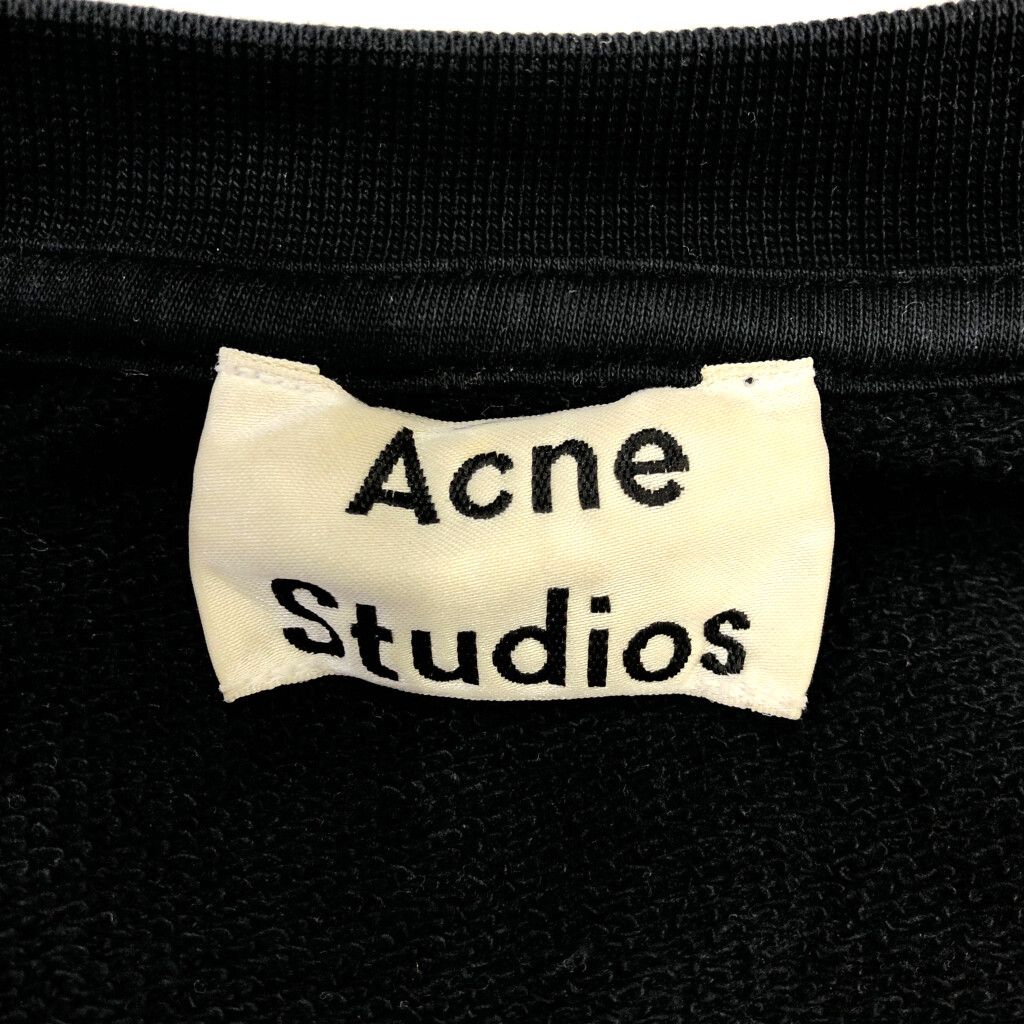 ACNE STUDIOS アクネストゥディオズ PLEASE CALL ME GIRL スウェット ブラック (レディース M) 中古 古着 Q7149 ACNE STUDIOS アクネストゥディオズ PLEASE CALL ME GIRL スウェット