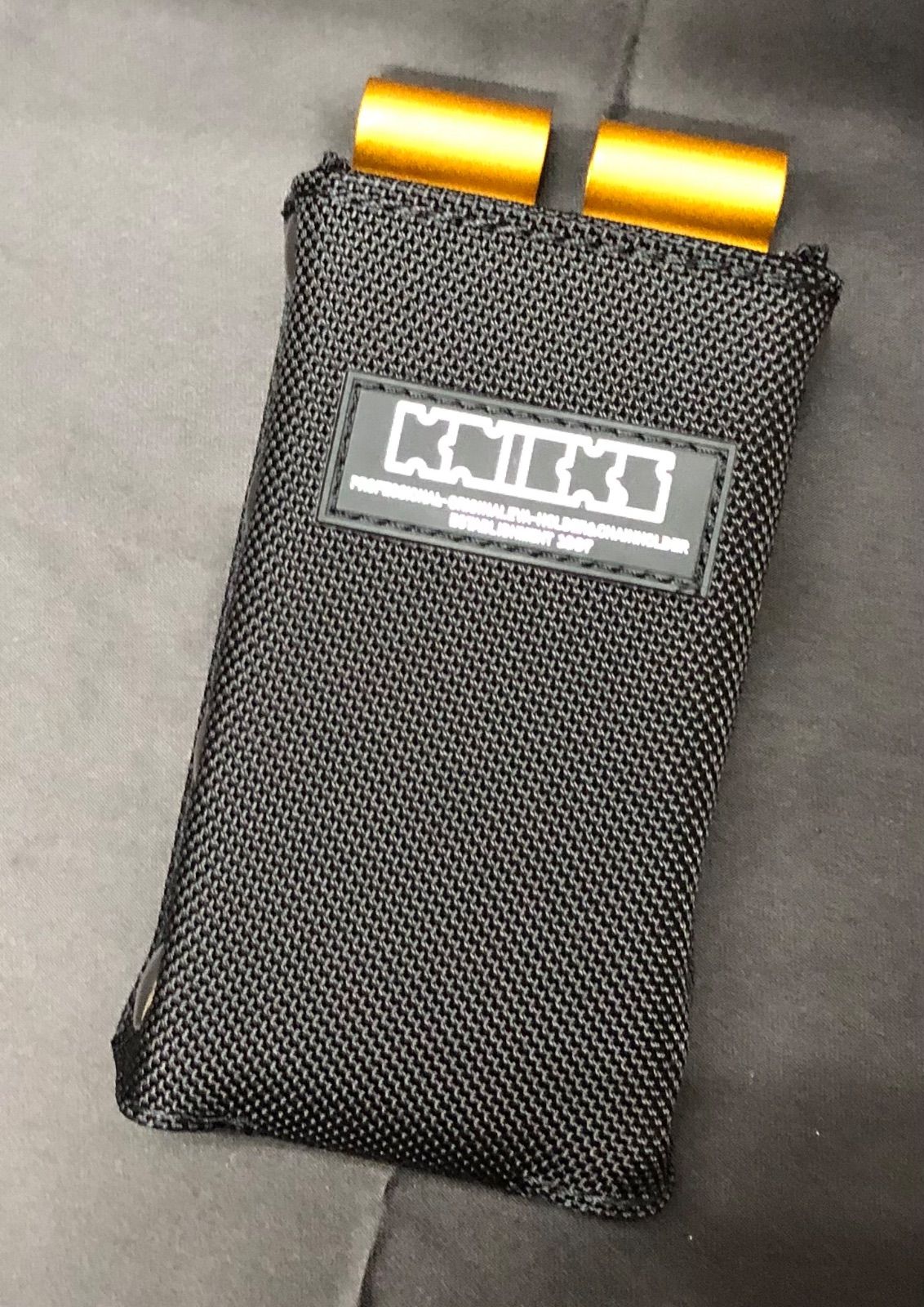 BA-100LDX KNICKS ニックス コーデュラバリスティック生地レベルホルダー アルミ金具背台補強タイプ アルミ ゴールド