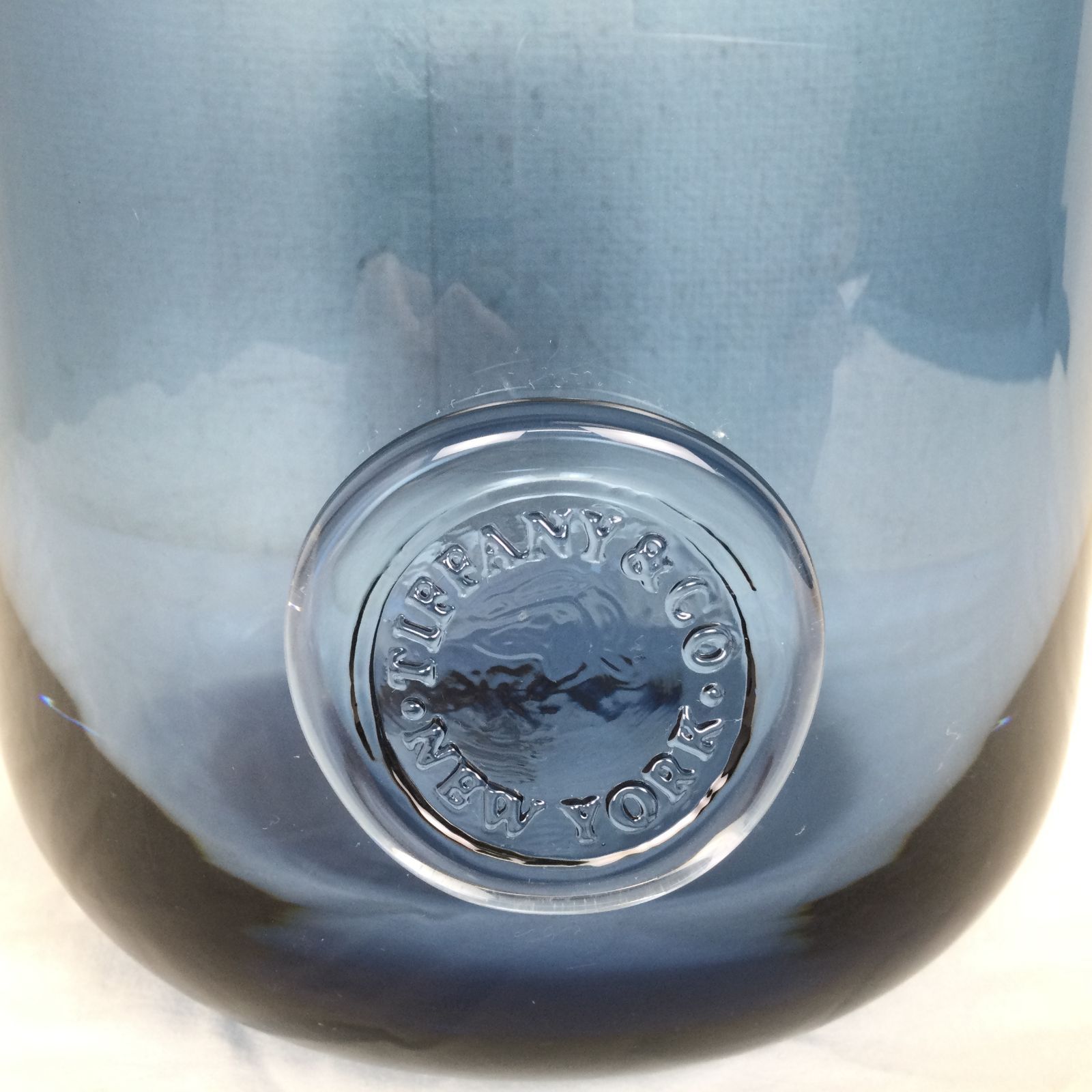 1410 TIFFANY-Co. ティファニー ロゴ インテリア フラワーベース 花瓶 ガラス容器 インテリア