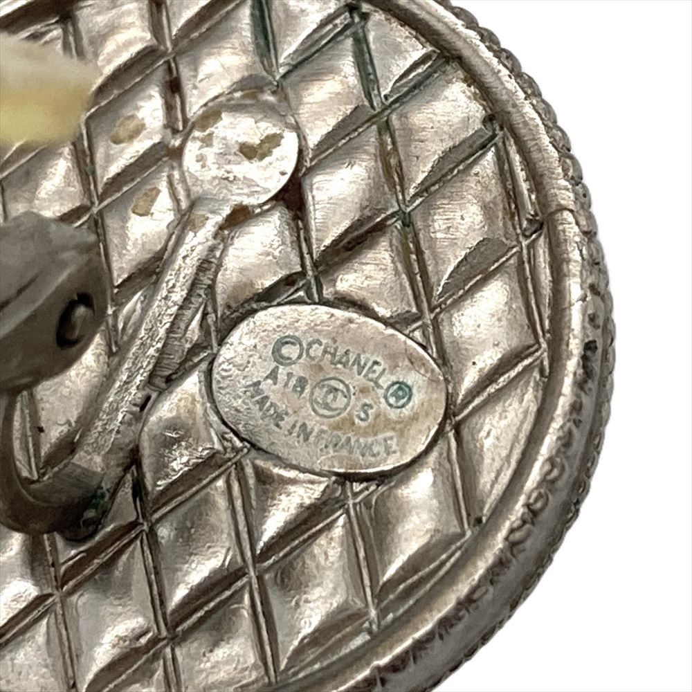 シャネル CHANEL ティアドロップ イヤリング A18S ラインストーン