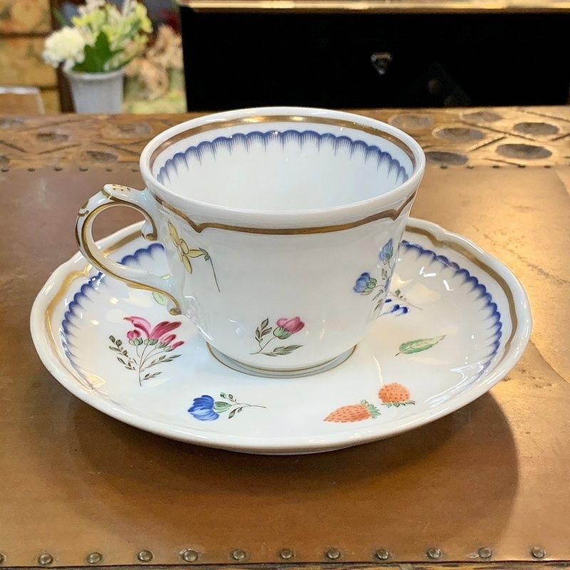 ジノリ1735／リチャードジノリ デミタスカップ＆ソーサー 1客