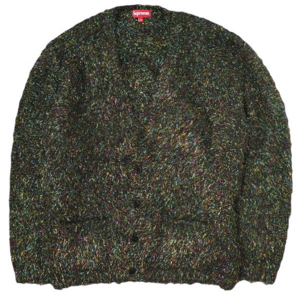 Supreme ニットポロ カーディガン グレー ストライプ サイズ:М 2025年最新】supreme corner stripe polo sweaterの人気アイテム