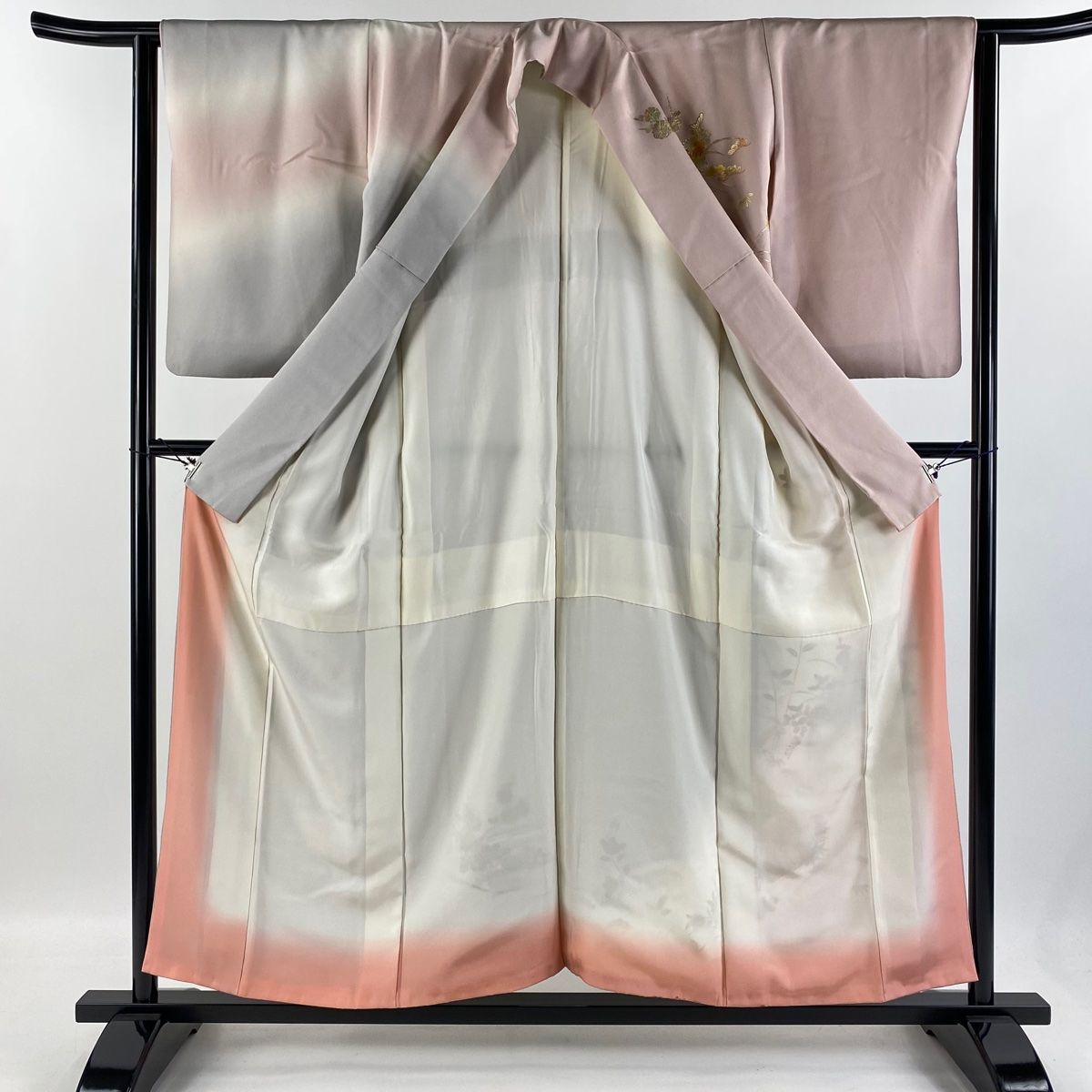【未使用品】和田光正 落款入り 訪問着（身丈160cm／裄62.5cm） 訪問着 正絹 金彩友禅 和田光正作 身丈162.5cm 裄丈62.5cm 訪問