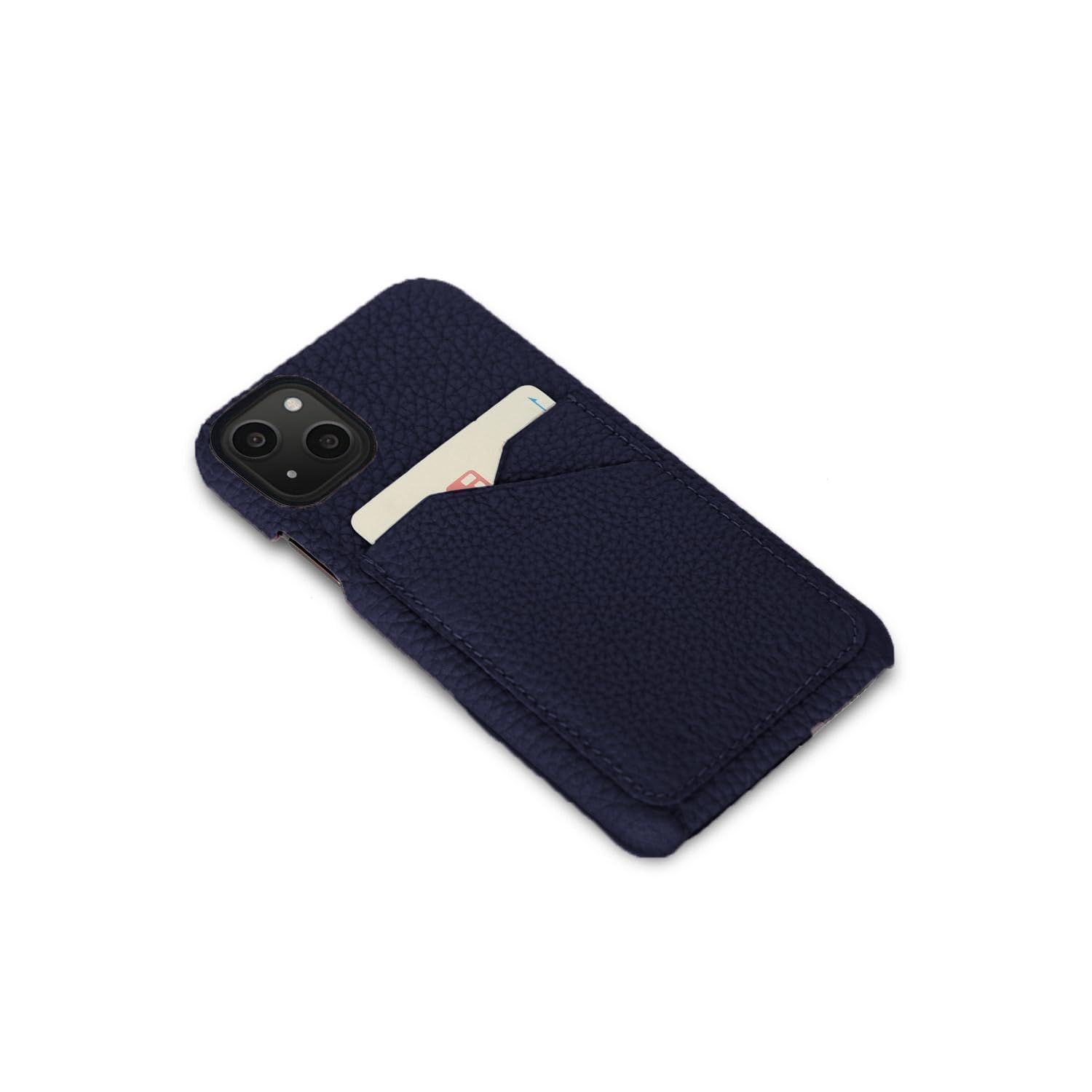 BONAVENTURA ボナベンチュラ バックカバーケース [iPhone 13 ネイビー 