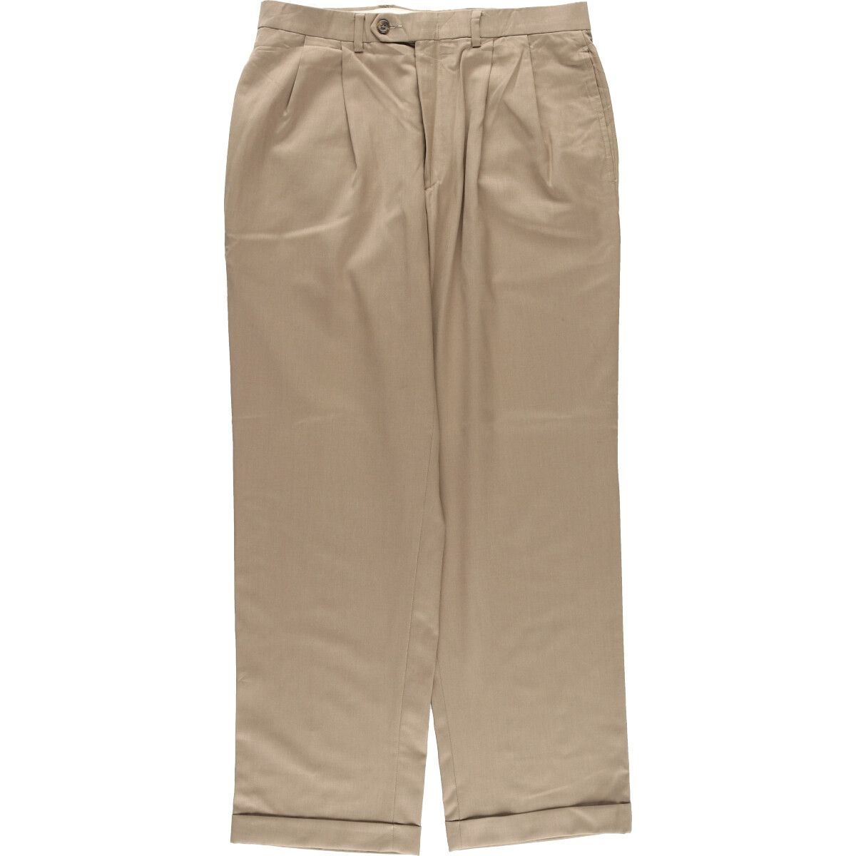 古着 CHAPS ツータック ウールパンツ スラックス メンズw32相当/eaa427879
