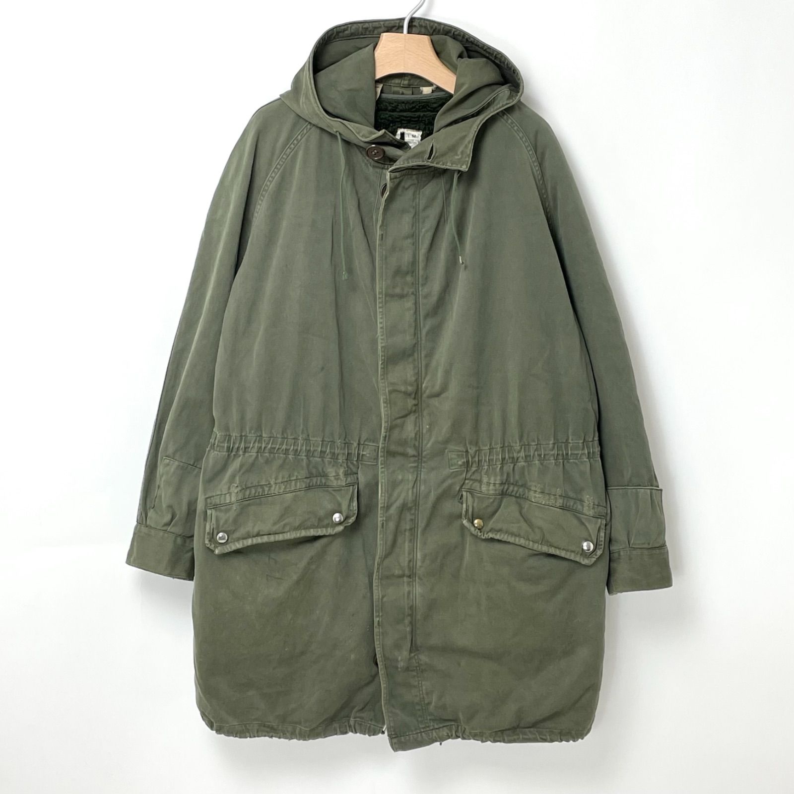 フランス軍M64 パーカ　ライナー付き　92L 70s フランス軍 M-64 フィールドパーカー パイルライナー付き オリーブ