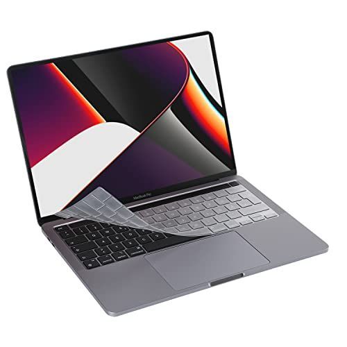 透明 BringEU EU配列 MacBook Pro 13 用 キーボードカバー 対応 2022 Pro 13 M2チップ 2020 Pro 13 M1チップ 2019 Pro 16 インチ A2338 A2289 A2251 A2141 キーボード保護 フ