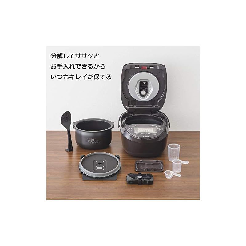 タイガー魔法瓶(TIGER) 炊飯器 5.5合 圧力IH 土鍋コーティング 少量 