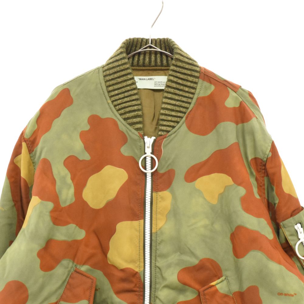 OFF-WHITE (オフホワイト) 18SS DIAG CAMOU BOMBER ダイアゴナル カモ