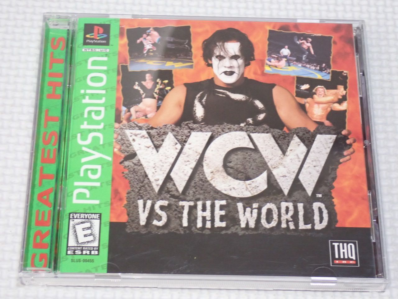 PlayStation - PS★WCW VS THE WORLD GREATEST HITS 海外版 PS☆WCW VS THE WORLD GREATEST HITS 海外版 北米版☆箱付・説明