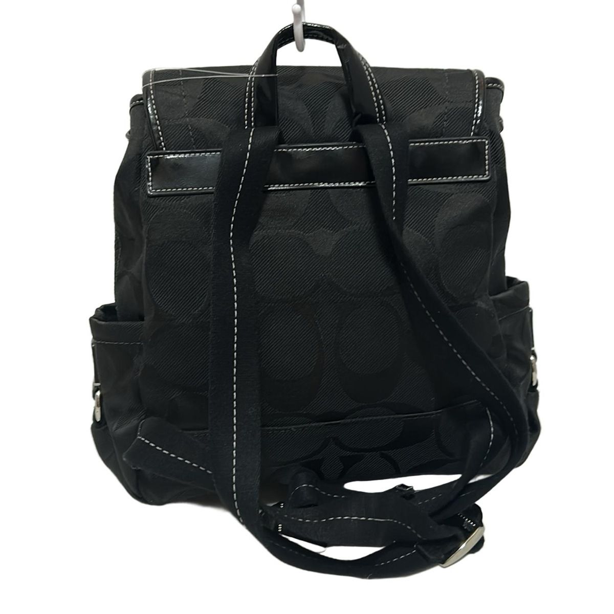 COACH(コーチ) リュックサック美品 シグネチャー柄 F16548 黒