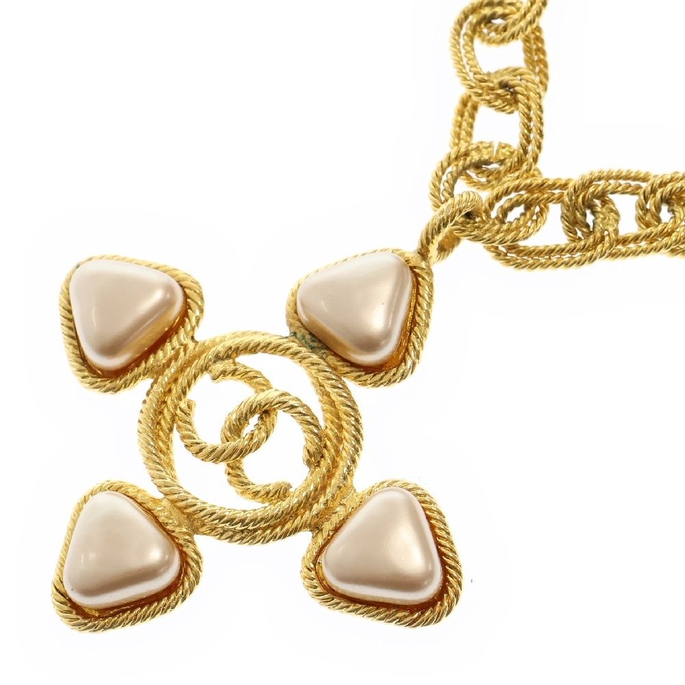 CHANEL シャネル ココマーク パール ネックレス 28 ヴィンテージ アクセサリー