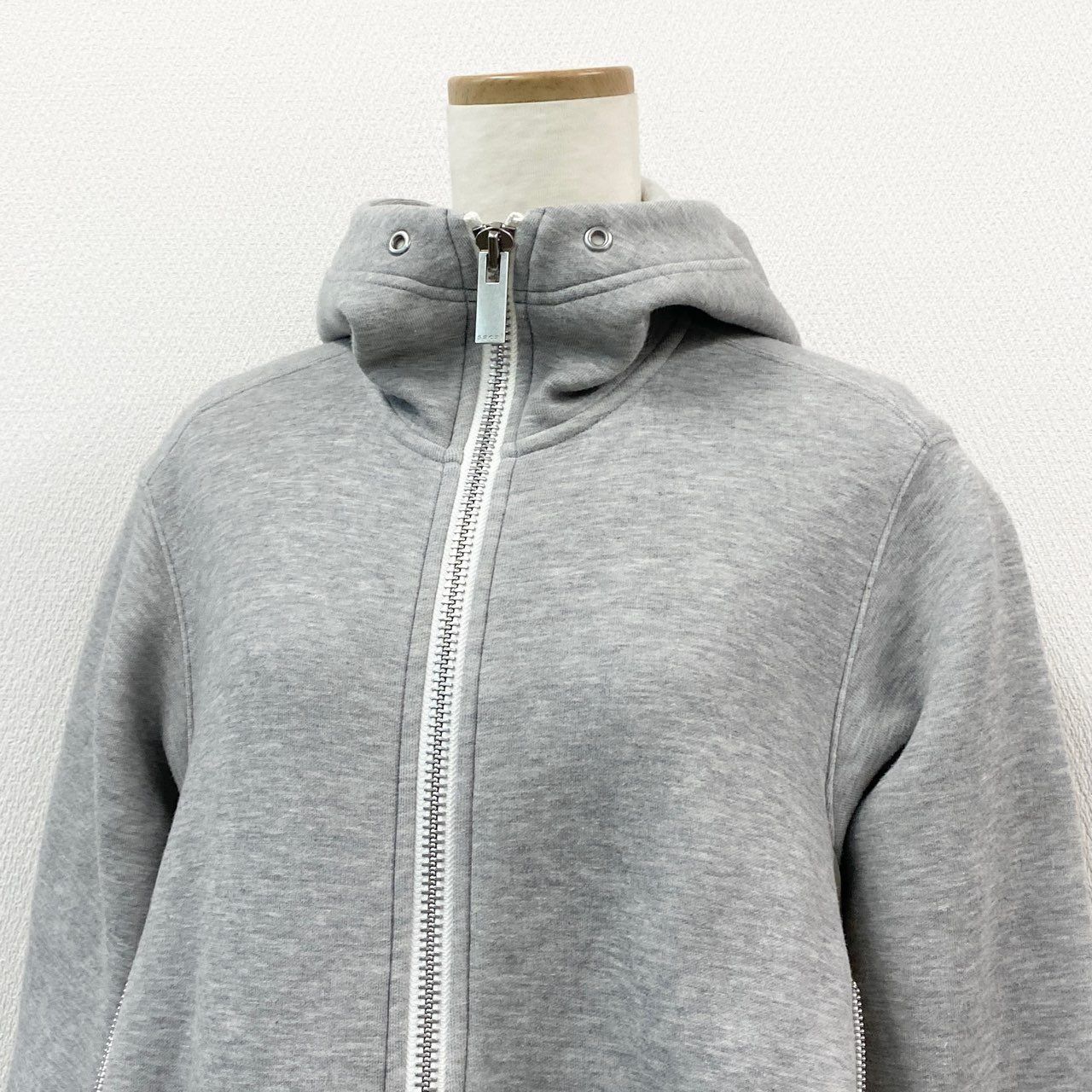 56l18 sacai サカイ Sponge Sweat × MA-1 Zip Up Hoodie ドッキング 