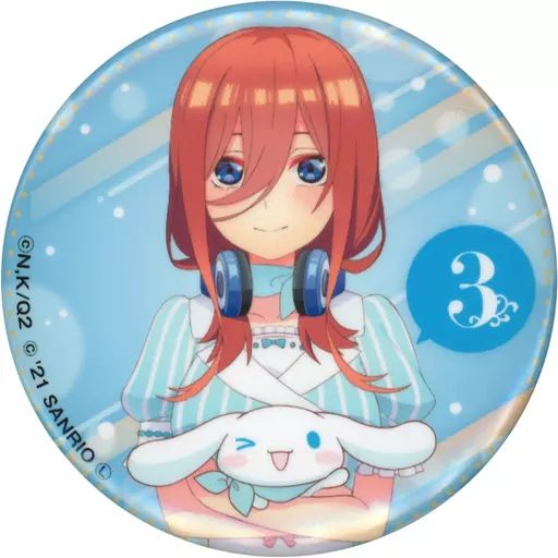 中古】バッジ・ピンズ 中野三玖(アップ) 「五等分の花嫁