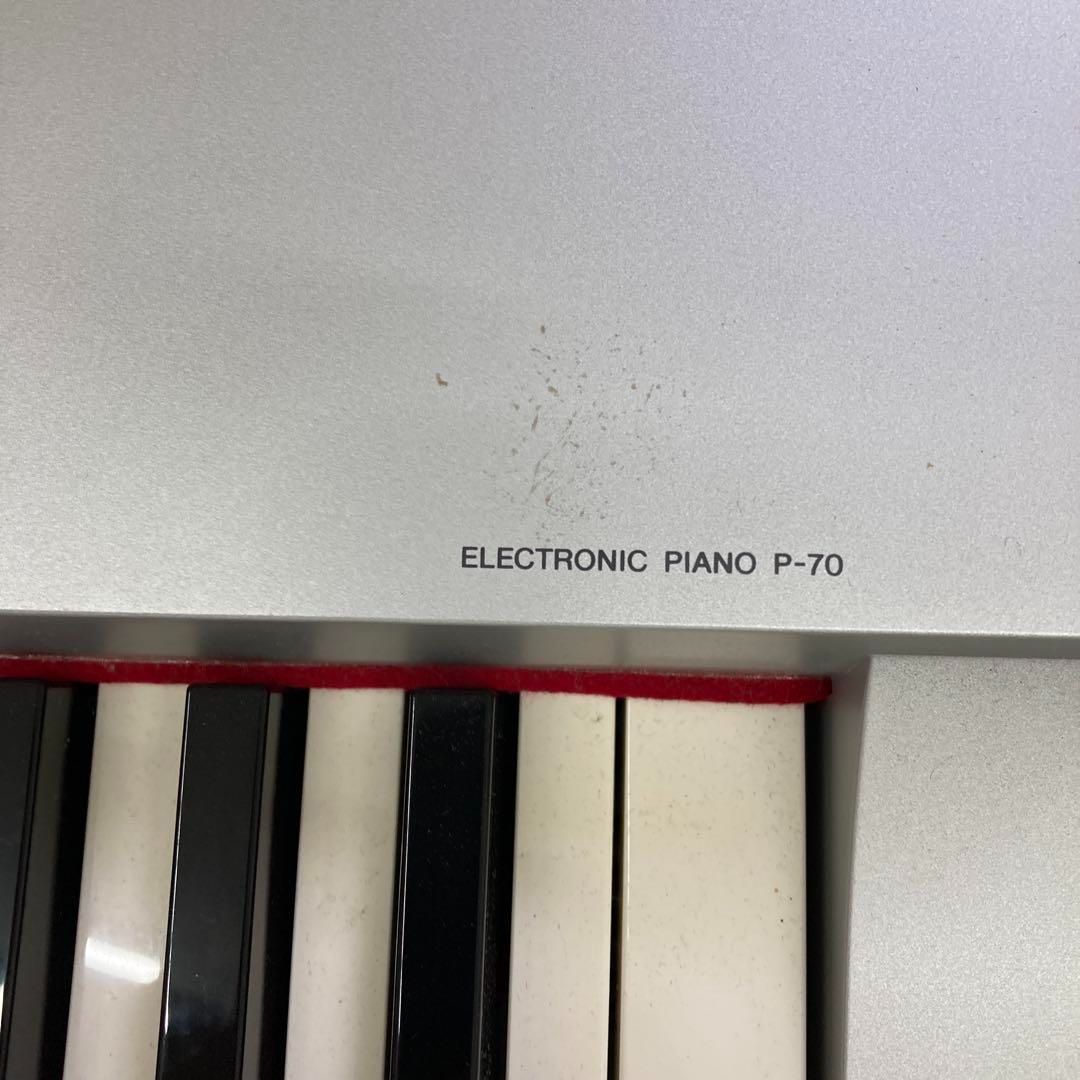 ヤマハ エレクトロニックピアノ P-70S 通電確認済 ジャンク品 ヤマハ エレクトロニックピアノ P-70S 通電確認済 ジャンク品