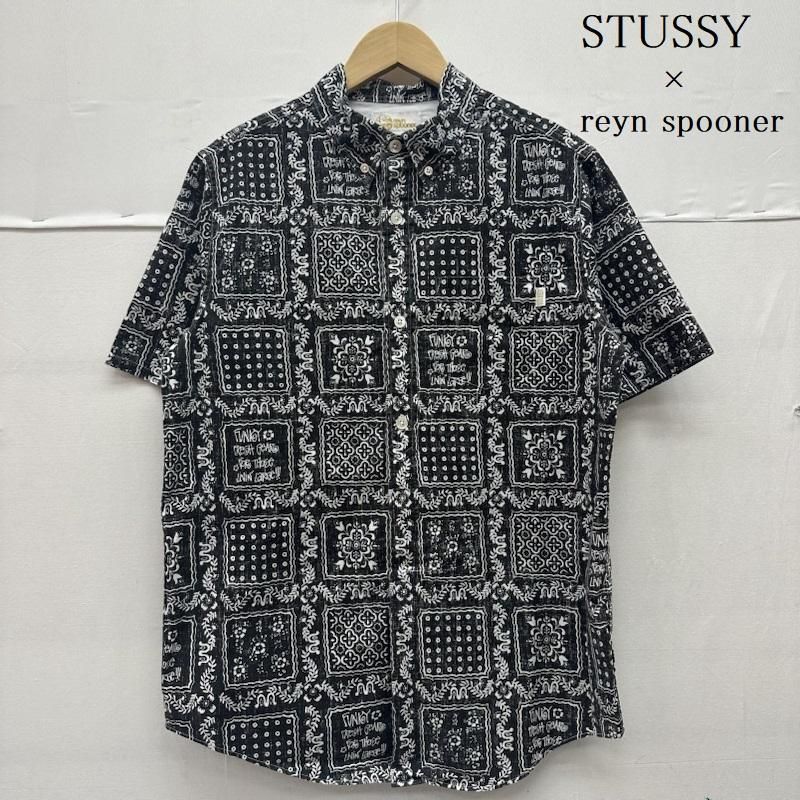 STUSSY ステューシー シャツ ブラウス 半袖 reyn spooner レインスプーナー バンダナ 総柄 アロハ シャツ