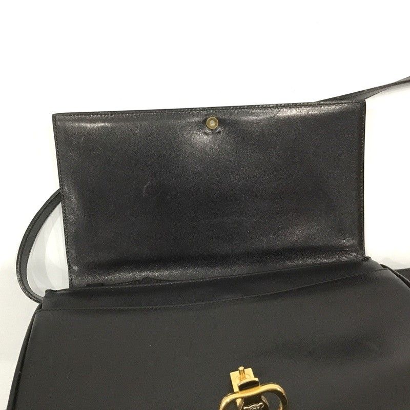 セリーヌ （CELINE）ヴィンテージ レザー クロスボディショルダー  