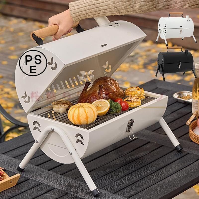 激安アウトレット ドラム缶 BBQコンロ 火バサミとトング付き （ドラム缶グリル バーベキュー・調理用品