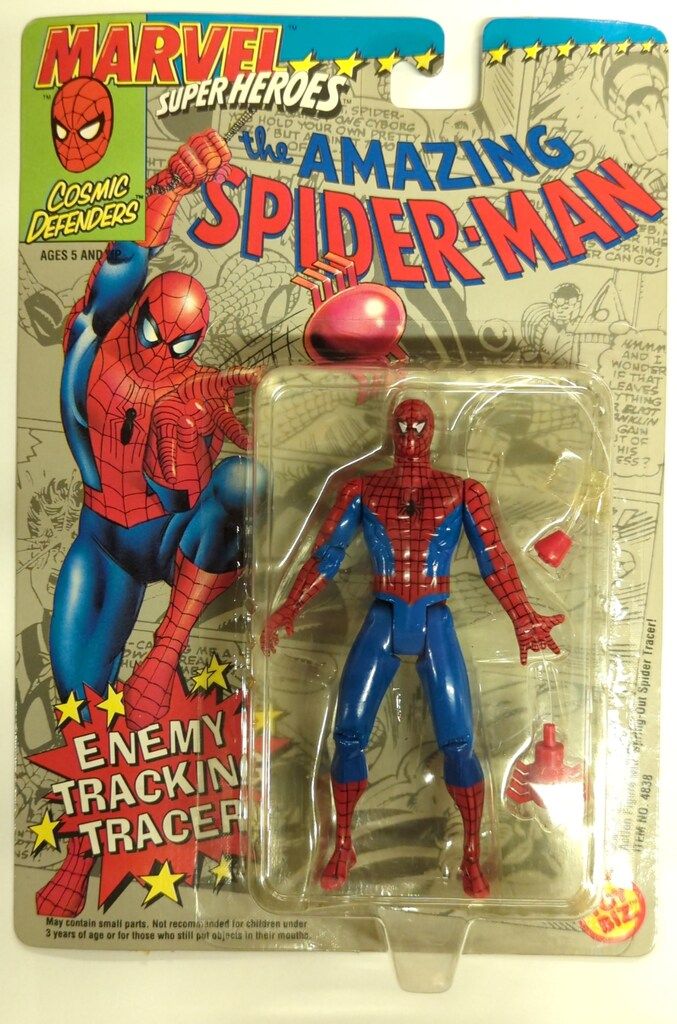 TOYBIZ SUPER HEROES SPIDER MAN / ENEMY TRACKING TRACER 5インチ