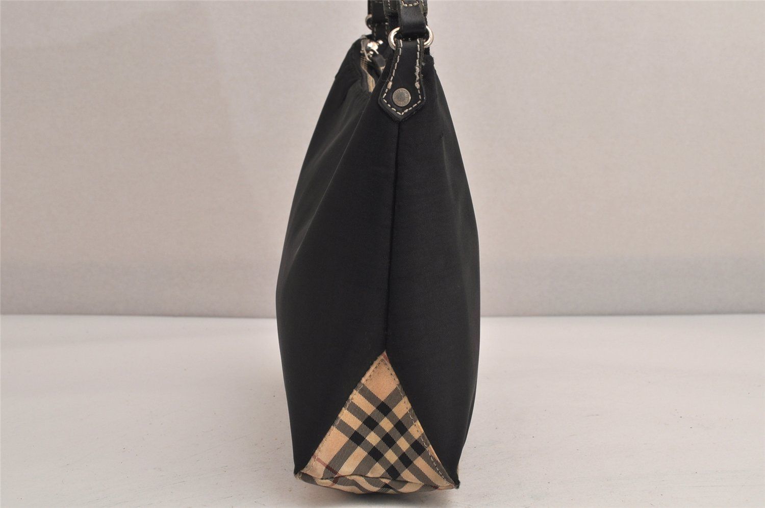 BLUE LABELバッグ ブラック チェック柄 BURBERRY BLUE LABEL