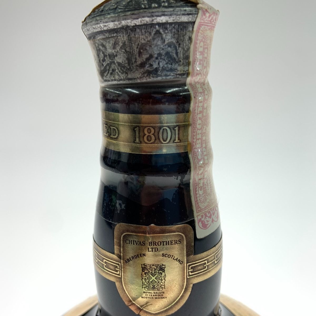 〇〇 SALUTE(CHIVAS REGAL) ロイヤルサルート シーバスリーガル 21年 ブレンデッド スコッチ ウィスキー 700ml 40% 未開栓 ロイヤル サルート （シーバスリーガル） 21年 40％ 700ml
