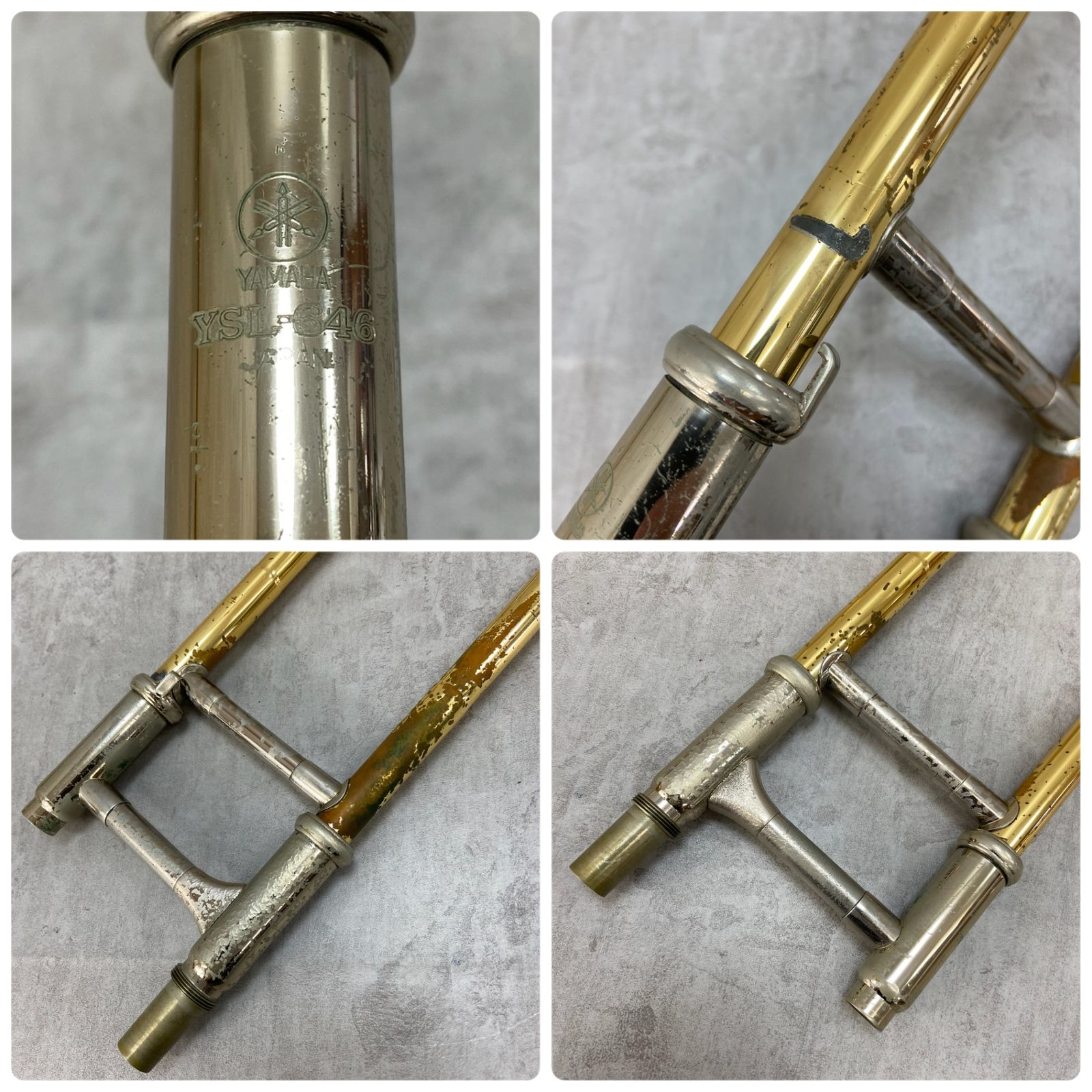 YAMAHA　テナーバストロンボーン　YSL-646　ラッカー　ハードケース YAMAHA テナーバストロンボーン YSL-646 ラッカー ハードケース