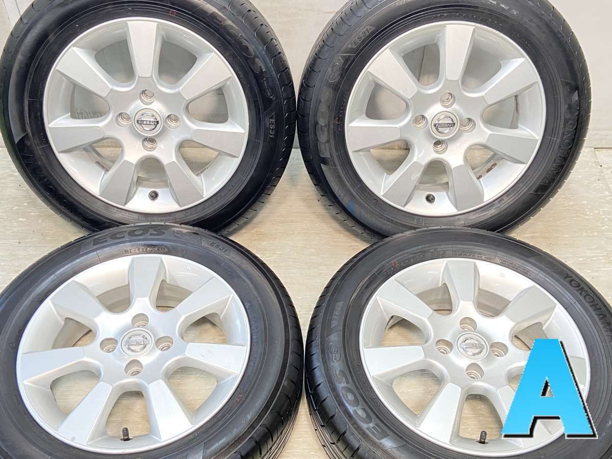 日産純正アルミホイール/タイヤセット215/65R15です。 日産純正アルミホイール/タイヤセット215/65R15です。