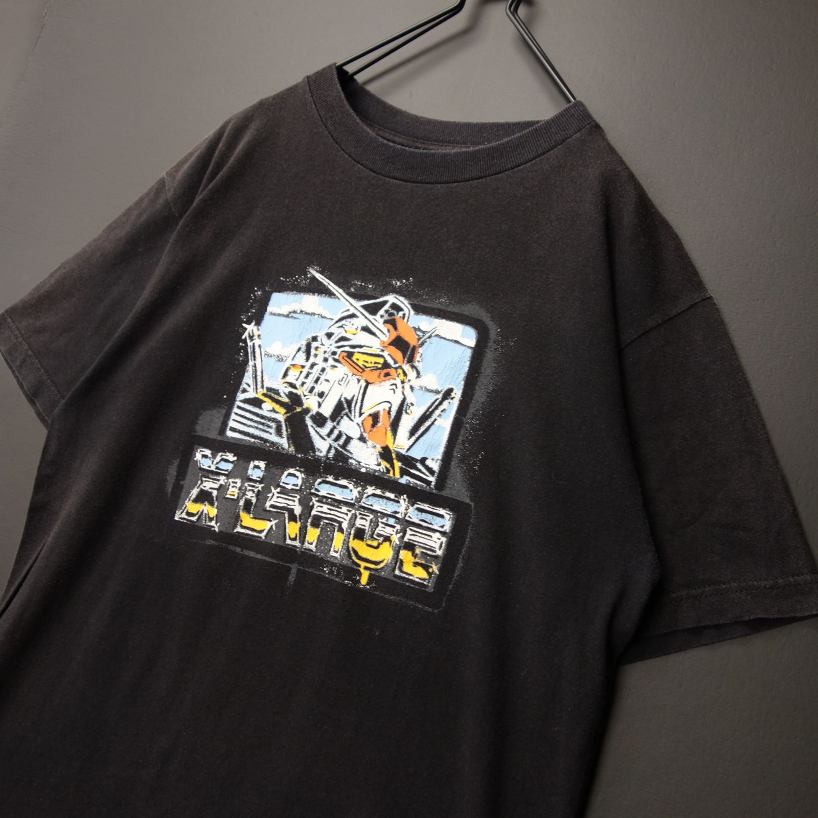 希少 US古着☆XLARGE エクストララージ 半袖プリントTシャツ ガンダム 