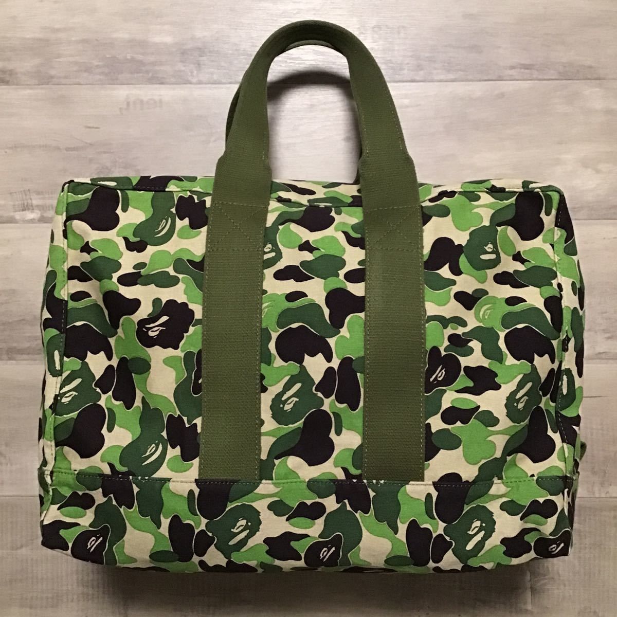 メンズBAPE APE エイプ×PORTER 初期 ABCカモ 迷彩 ボストンバッグ